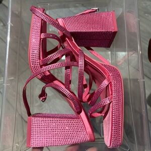 Barbie Pink Strappy Heels